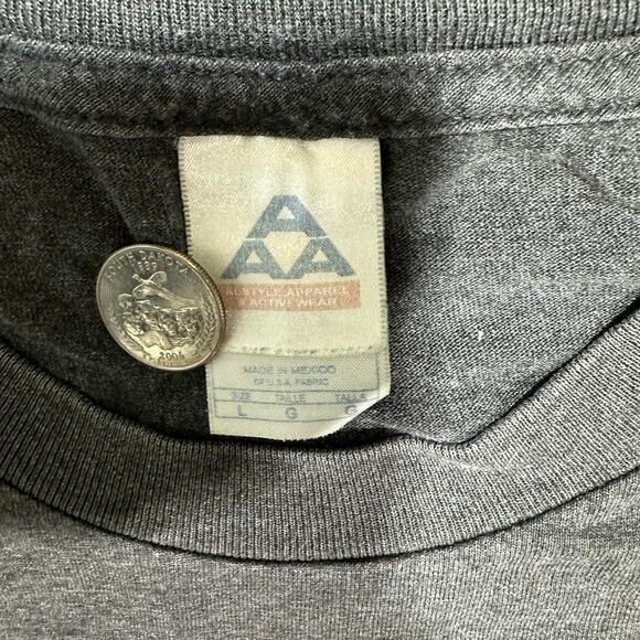 Vintage Y2K Lynyrd Skynyrd Band Rock Tee AAA Grey Short Sleeve Music Shirt - Picture 3 of 3